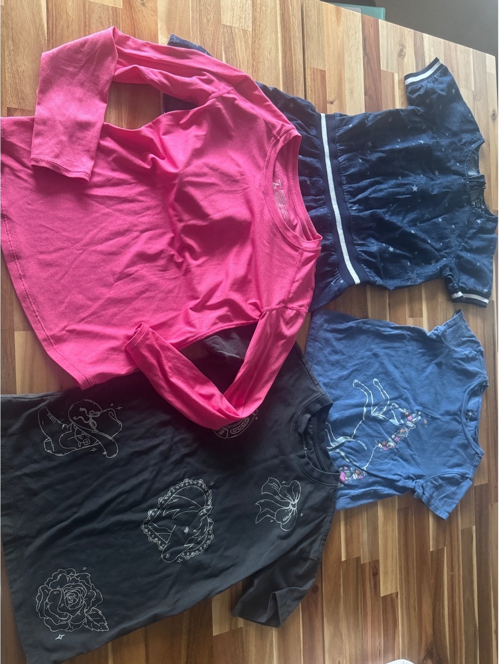 Girls Size 8 Fall Back to School Clothing Lot 4 Pc Nautica Carter’s Horse Tops